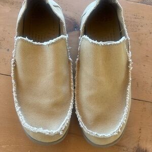 CROCS Beige Slip-On Loafers